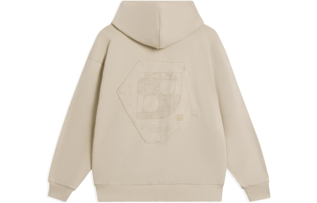 Li-Ning x Jackie Chan Kung Fu Graphic Hoodie 'Khaki' AWDSC25-2