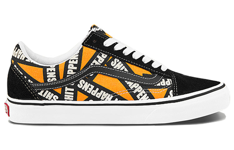 Vans Old Skool Alphabet Black Yellow Unisex 'Black Yellow' VN0A4U3BWTX
