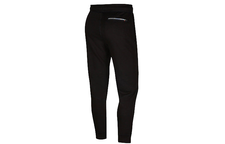 Air Jordan Wings Casual Sports Lacing Fleece Long Pants Black DA6709-010