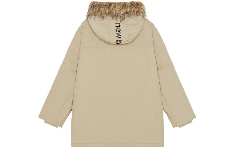 New Balance Classic Down Jacket 'Beige Brown' AMJ13329-HNA