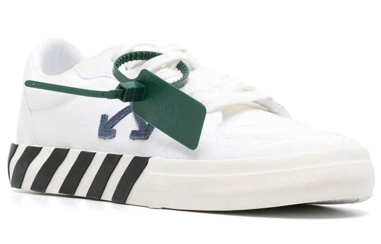 Off-White FW22 Vulc Sneaker 'White Navy' OMIA085C99FAB0010146