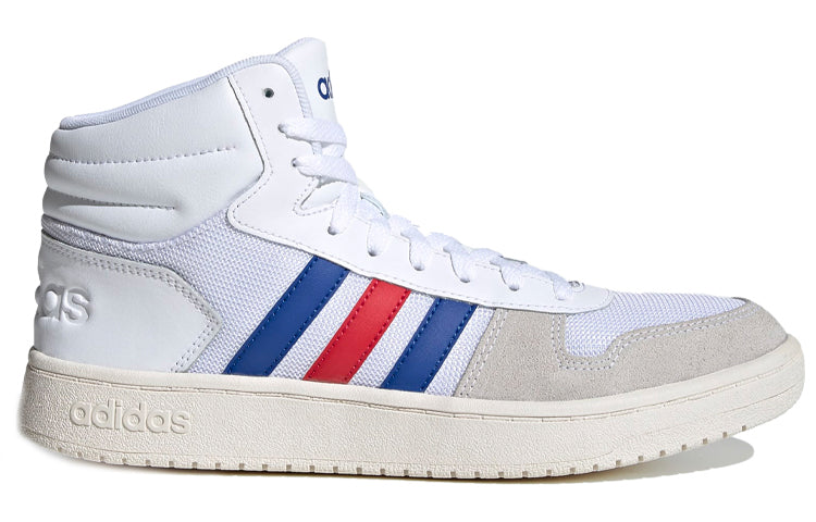 adidas Hoops 2.0 Mid 'White Royal Scarlet' FW8252