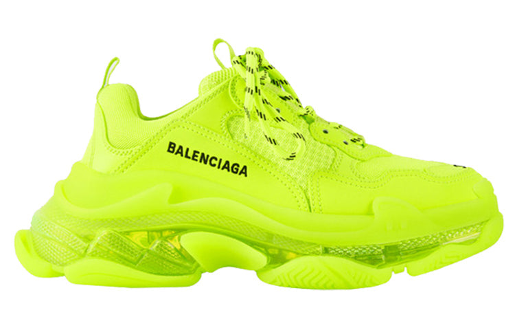 (WMNS) Balenciaga Triple S 'Fluo Yellow' 544351W2FF17320