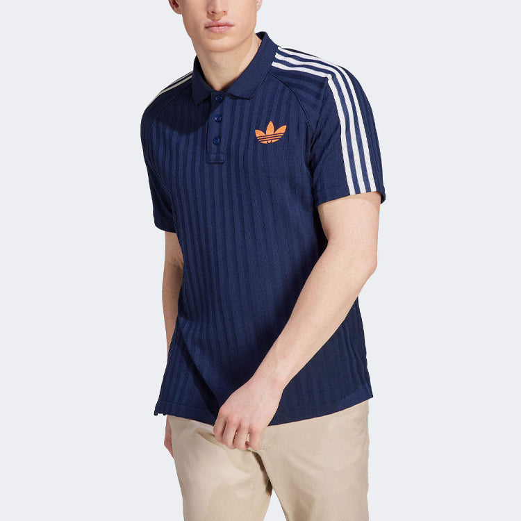 adidas originals Adicolor 70s Vintage Polo Shirt 'Navy' IP6975