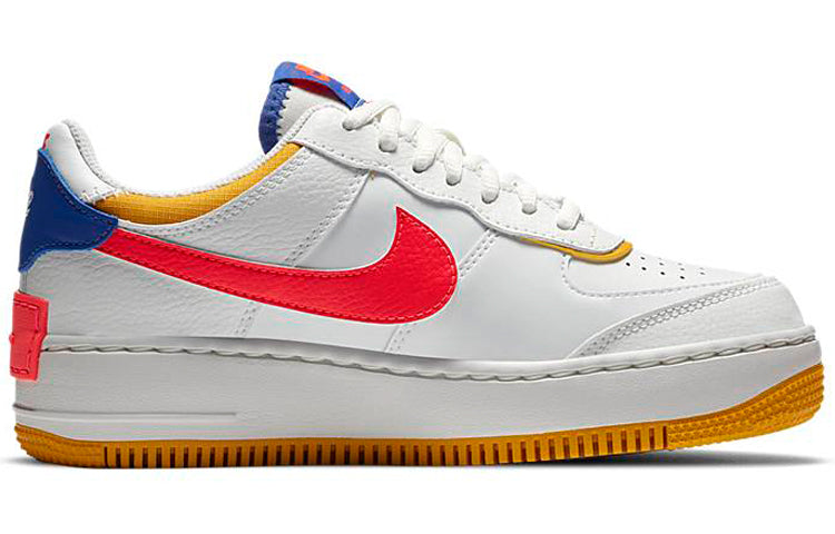 (WMNS) Nike Air Force 1 Shadow 'White Crimson Blue' CI0919-105