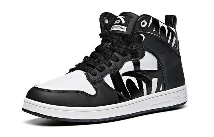ANTA Skateboarding Series Sneakers High 'Black White' 91648060-3