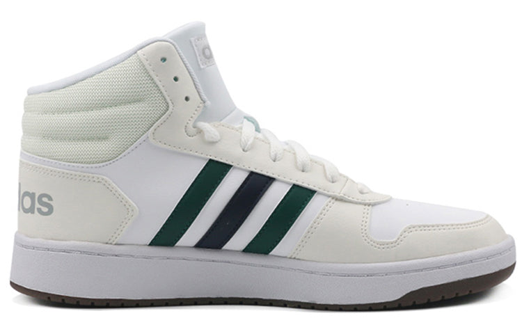 adidas Hoops 2.0 Mid 'White Green' FW9348