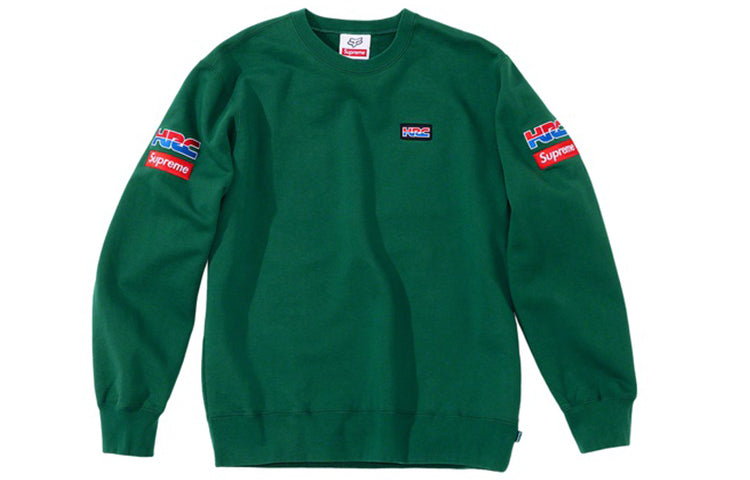 Supreme x Honda Fox Racing Crewneck 'Green' SUP-FW19-594