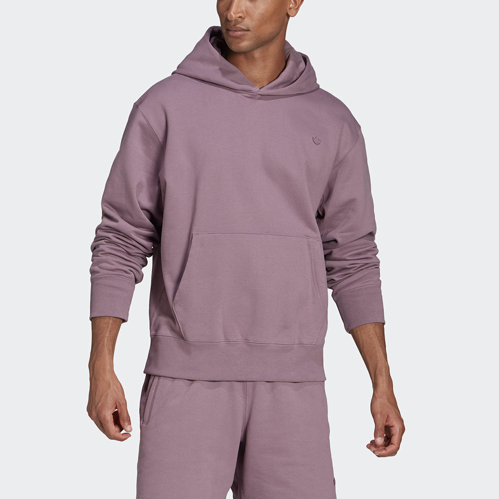 Men's adidas originals C Hoody Ft Casual Sports Hooded Long Sleeves Light Purple HF6376