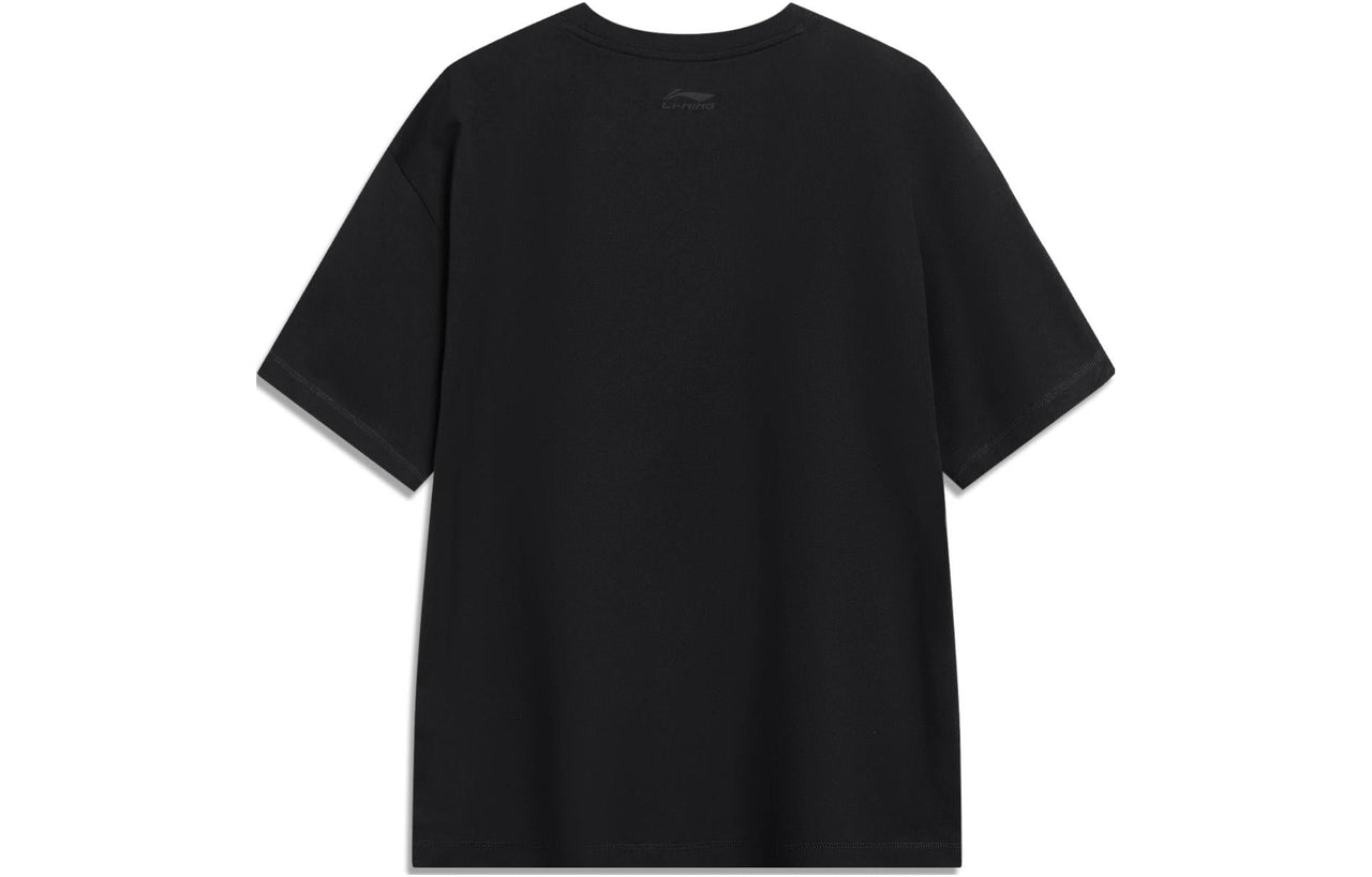 Li-Ning Logo Loose Fit T-shirt 'Black' AHST723-6