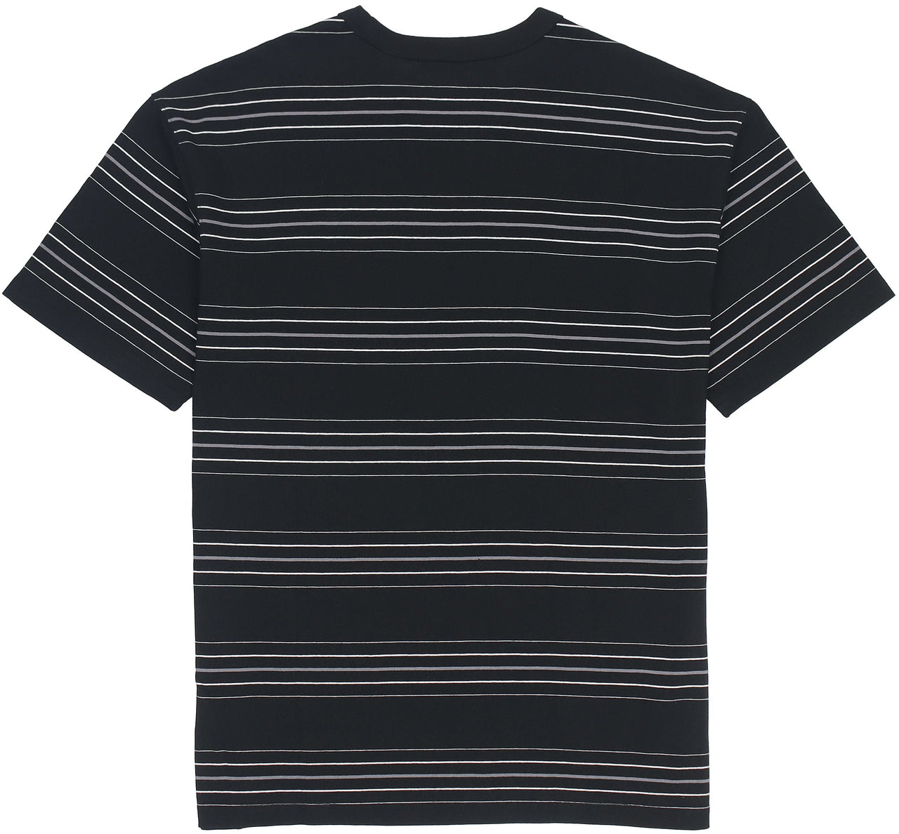 Men's Nike Brand logo Stripe Round Neck Short Sleeve Black T-Shirt DQ1117-010