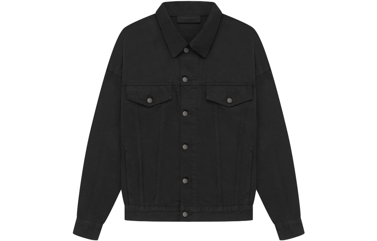 Fear of God Essentials The Black Collection Denim Jacket 'Jet Black' 202SP234270F