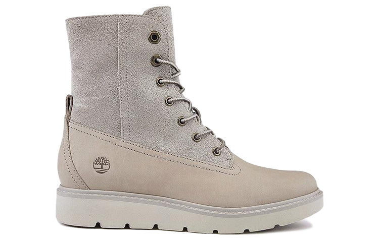 (WMNS) Timberland Auth Teddy Fleece Wide-Fit 'Winter White Nubuck' A1S7G