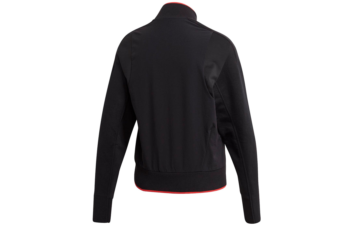 (WMNS) adidas Vrct JK Sports Stylish Long Sleeves Jacket Black FI9214
