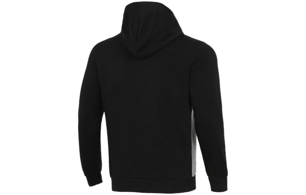 PUMA Knit hooded Splicing Contrasting Colors Sports Pullover Black 849542-01