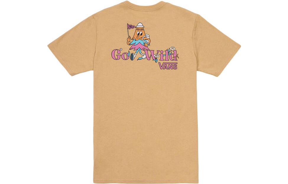 (WMNS) Vans Go Wild T-shirt 'Khaki' VN0008YRYUU