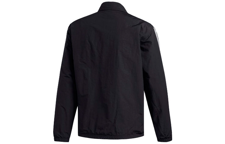 adidas originals Trefoil Shirt Button baseball uniform Jacket Black ED5516