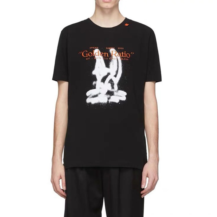 Off-White Harry the Bunny C/O Virgil Abloh Men's Black Cartoon Slim Black OMAA027R201850091001