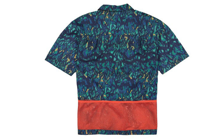 Nike ACG ALL OVER Printing Shirt Blue / Orange CD7636-405