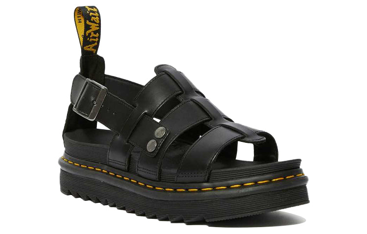 Dr. Martens Terry Leather Black Sandals 23521001