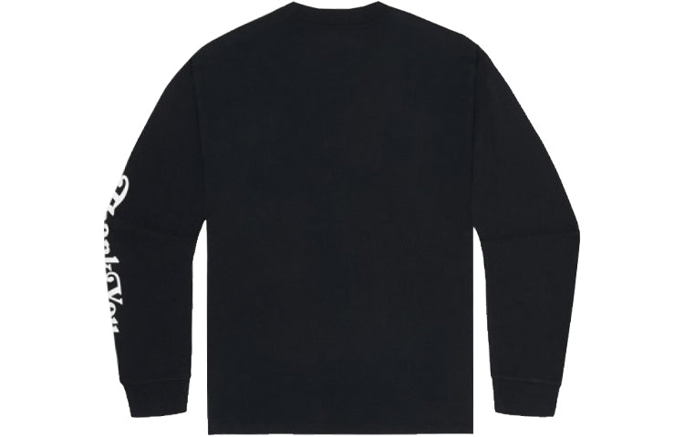 Converse Renew Thank You Long Sleeve Shirt 'Black' 10019500-A03
