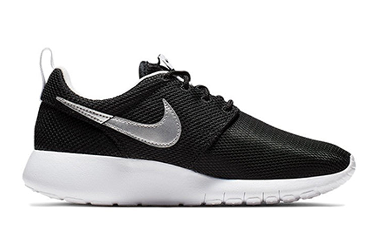 (GS) Nike Roshe One 'Black Metallic Silver' 599728-021