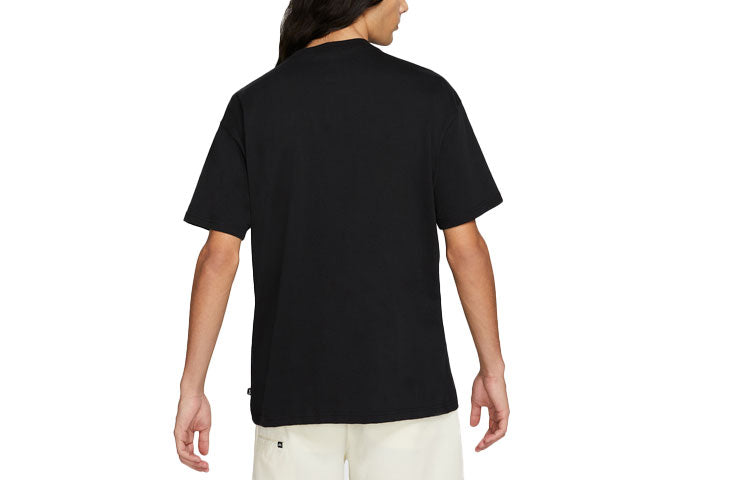 Nike SB Skateboard Sports Printing Knit Short Sleeve Black DD1301-010