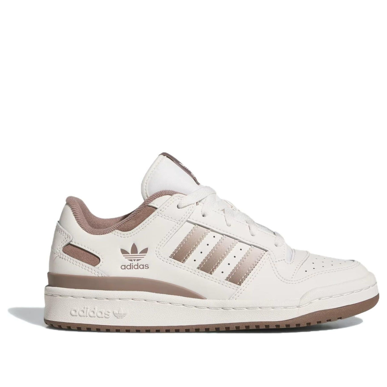(WMNS) adidas Forum Low CL 'Wonder White Trace Brown' JI3257
