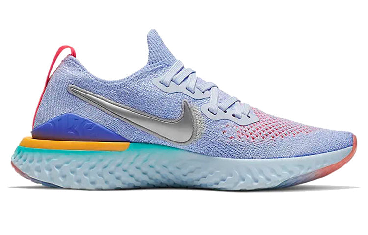 (GS) Nike Epic React Flyknit 2 'Aluminum' AQ3243-414