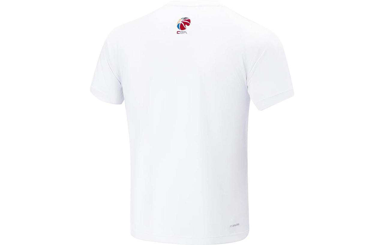 Li-Ning CBA Beijing Ducks Quick-Drying T-shirt 'White' ATST935-2