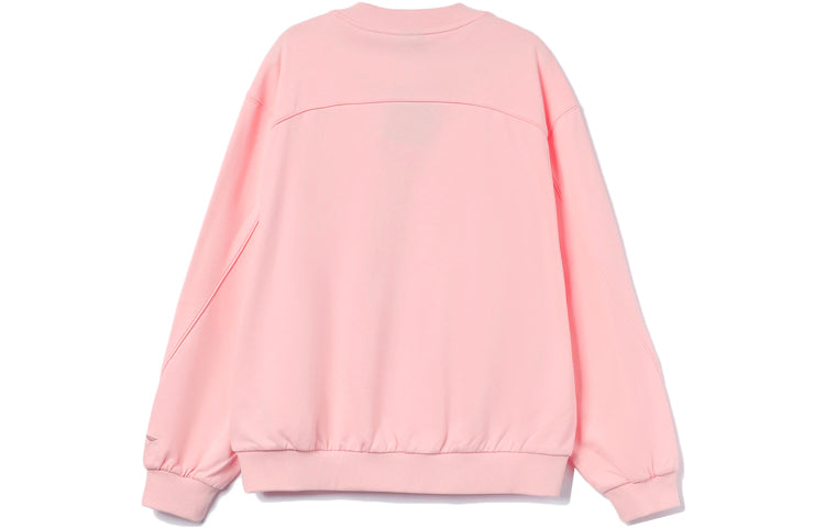 (WMNS) Li-Ning x Disney Graphic Sweatshirt 'Pink' AWDR330-8