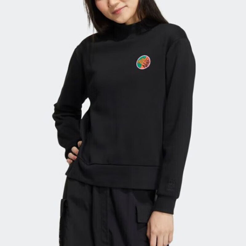 (WMNS) adidas Neo Vbe Sweatshirts 2 'Black' HN2369