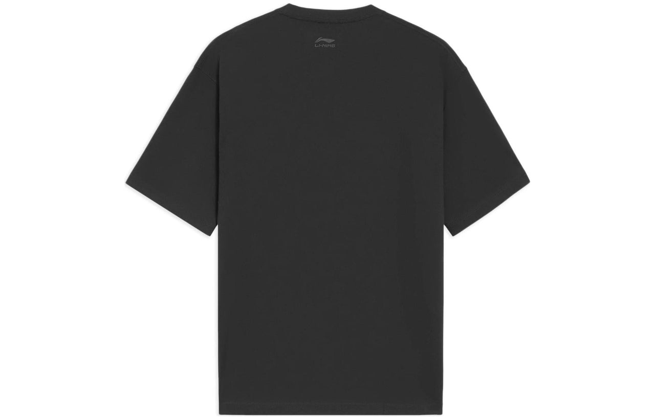Li-Ning Chinese Culture Small Graphic Loose Fit T-shirt 'Black' AHSS359-4