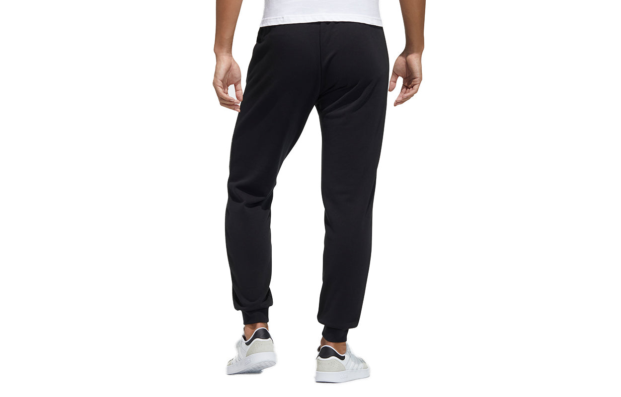 Men's adidas neo Pattern Black Sports Pants/Trousers/Joggers H44999