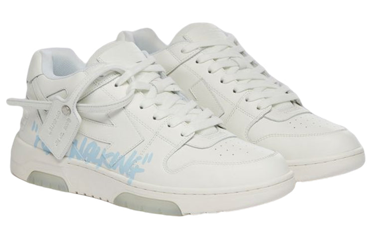 Off-White Out Of Office Low-Top For Walking Sneaker 'White Blue' OMIA189F21LEA0030140