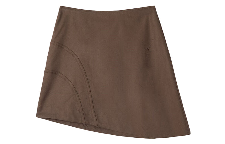 (WMNS) Puma Own The Spotlight Skirt 'Brown' 628229-13