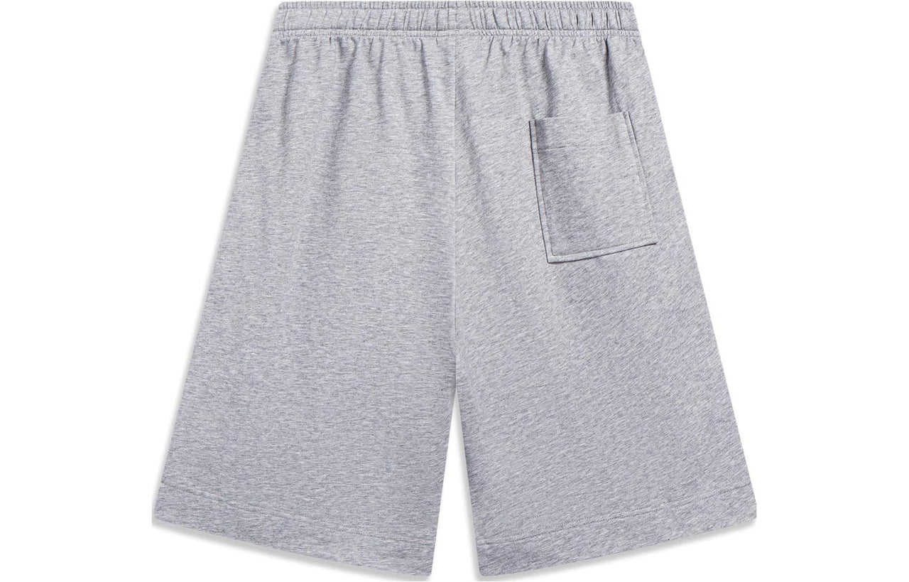 Li-Ning Striped Color Block Shorts 'Grey Black' AKST639-4