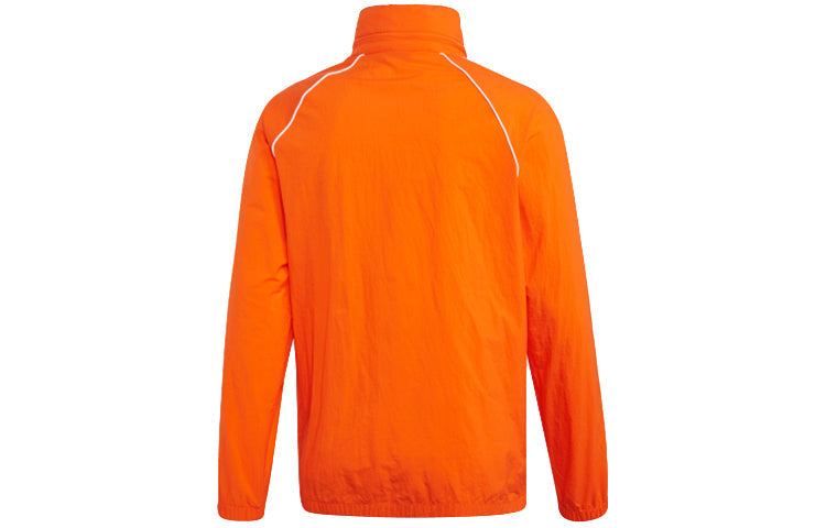 adidas originals Zipper Athleisure Casual Sports Jacket Orange Yellow ED6084