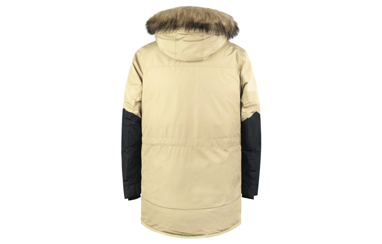 New Balance Lifestyle Down Puffer Jacket 'Beige Black' NP943021-BEI