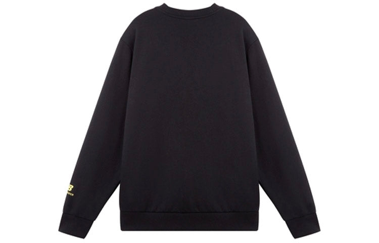 New Balance Men's New Balance Round Neck Pullover Casual Printing Knit Black AMT11341-BK