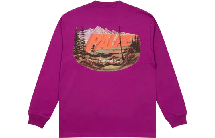 Palace FW21 Chapping Long Sleeve Shirt 'Purple' P21LS013