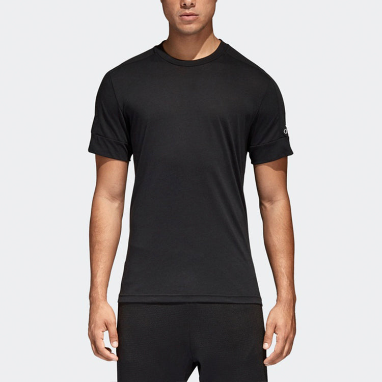 adidas Breathable Cozy Casual Round Neck Black CG2097