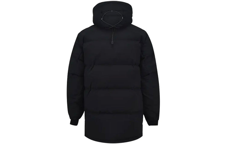 New Balance Winter Hooded Thickened Long Down Jacket 'Black' NCNPA43111-BK