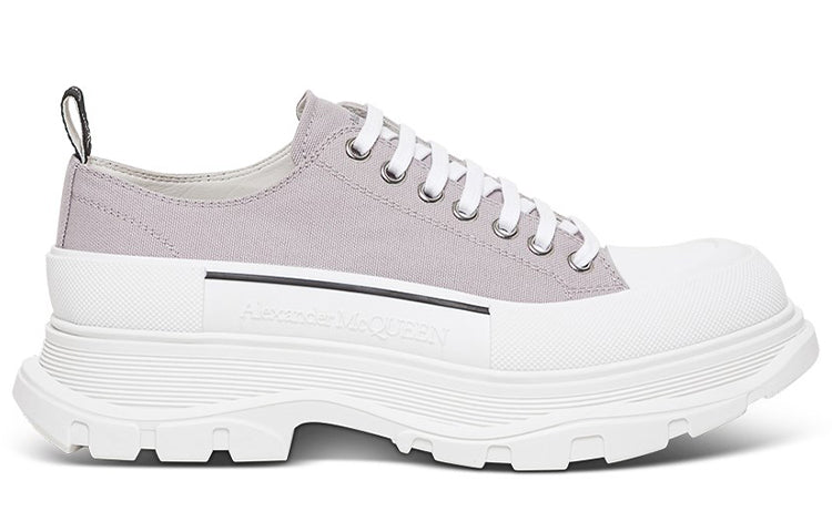 Alexander McQueen Tread Slick Canvas Sneakers 'Lilac White' 604257W4MV21331