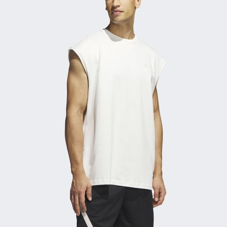 adidas Select Warm-Up Tank Top Logo 'White' IM4219
