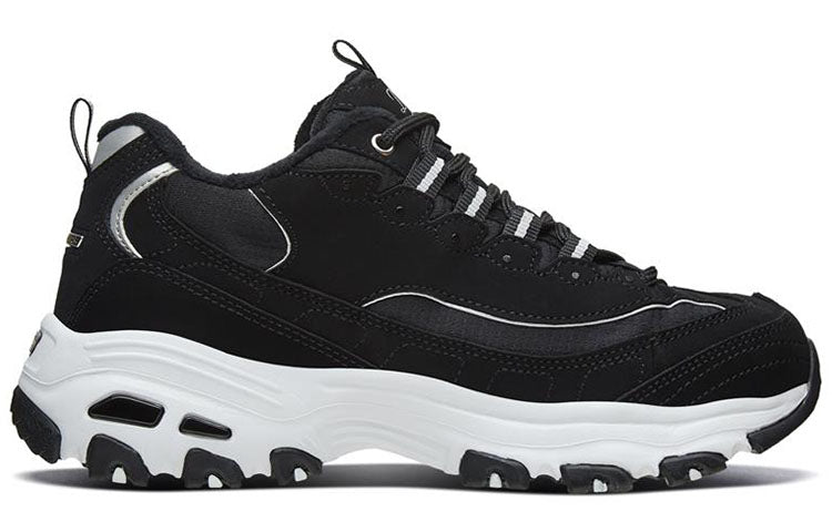 (WMNS) Skechers D Lites 1.0 Low-Top Running Shoes Black 66666125-BLK