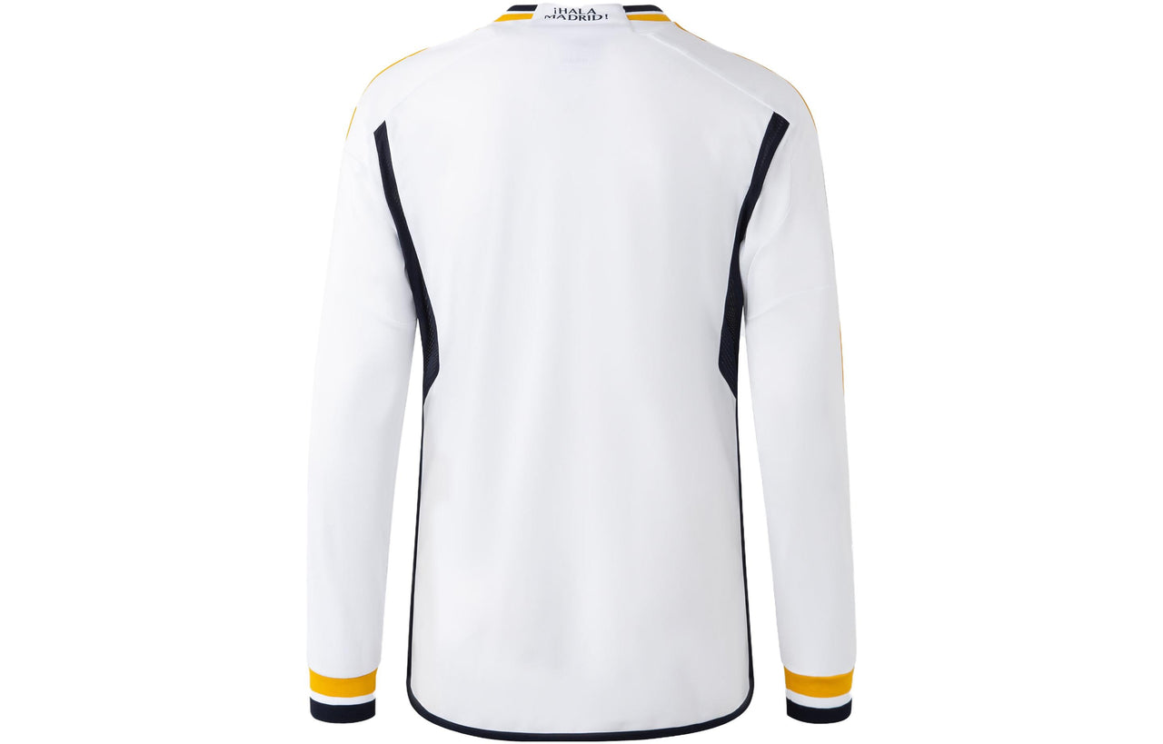 adidas Soccer Real Madrid 23/24 Long Sleeve Home Jersey Asia Sizing 'White' IB0018