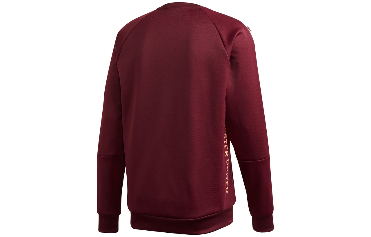 adidas MUFC Travel SWT Manchester United Soccer/Football Sports Pullover Purple FR3863