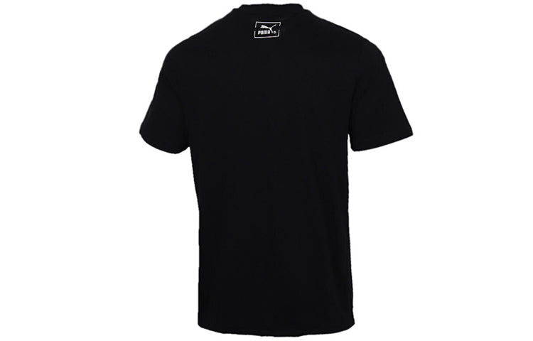 PUMA Printed Sports Short Sleeve TEE Black 599427-51