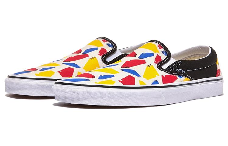 Vans CLASSIC SLIP-ON (POP LOGO) Black 'White Red Yellow' VN0A4U382O8